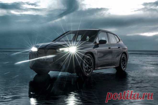 Электрический внедорожник BMW iX M60 2023, основанный на новой модульной архитектуре будущего от BMW Group