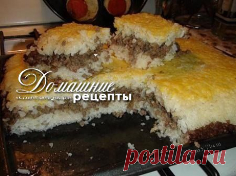 Рисовая запеканка с мясом