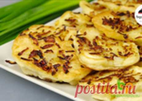 Оладьи с луковым припеком Вы ТАКИХ еще НЕ пробовали! Ну, очень вкусно!