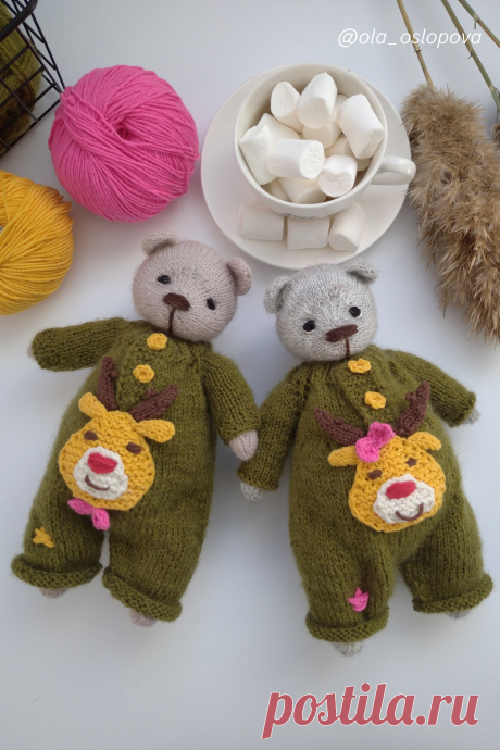 Bear knitting Pattern, knitted bear
Мастер класс по вязанию мишки игрушки спицами от Оли Ослоповой. teddy bear knitting pattern.

Knitting: Bear - Pattern #knitting #teddy #bear #pattern #toy #doll #handmade #animal #craft