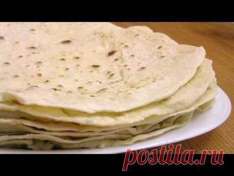 Армянский лаваш / How to make a Flatbread - YouTube