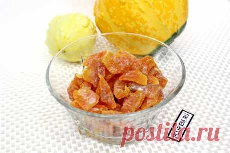 Цукаты из тыквы - пошаговый рецепт с фото: как приготовить