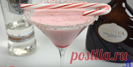 The Real Candy Cane Cocktail