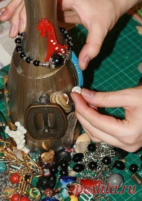 Бутылка "Сокровища Алладина" — Сделай сам, идеи для творчества - DIY Ideas