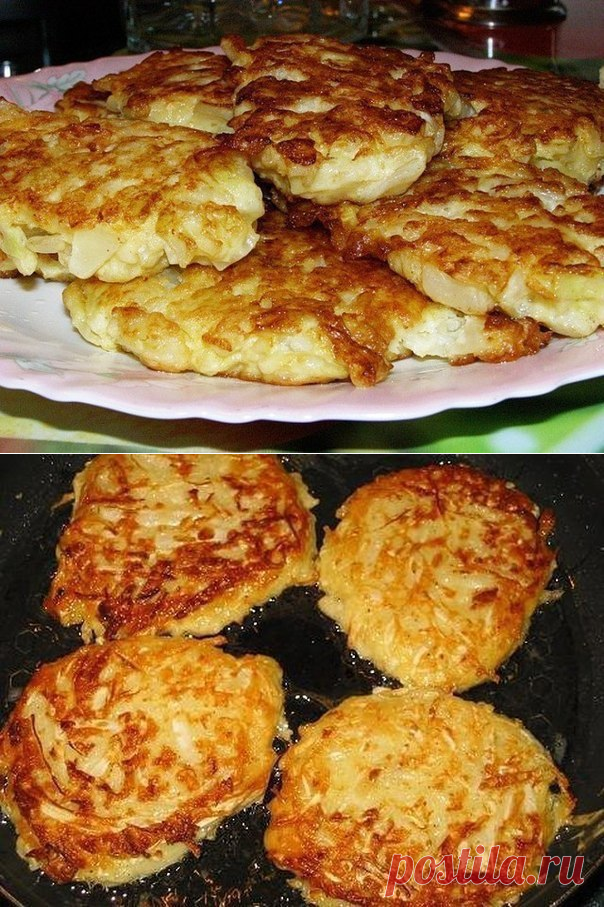 Капустные оладьи на кефире