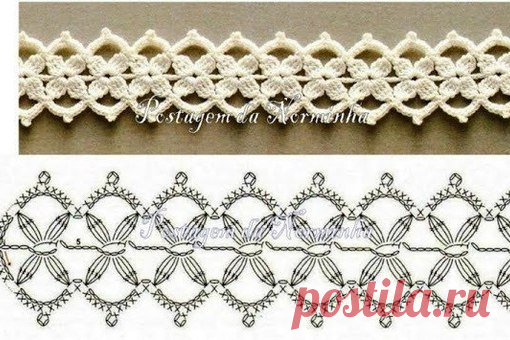 Интересный узор с цветочками
#крючок #узор_вязания

1-й ряд: цепочка их ВП+ ССН для серединки цветочка
2-й: столбики с двумя накидами с общей вершиной для лепесточков + ВП для арочек между ними, по кругу.
Показать полностью…