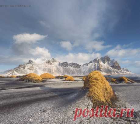 Утро в окрестностях города Хофн, Исландия. Автор фото — Антон Ростовский: nat-geo.ru/photo/user/48412/