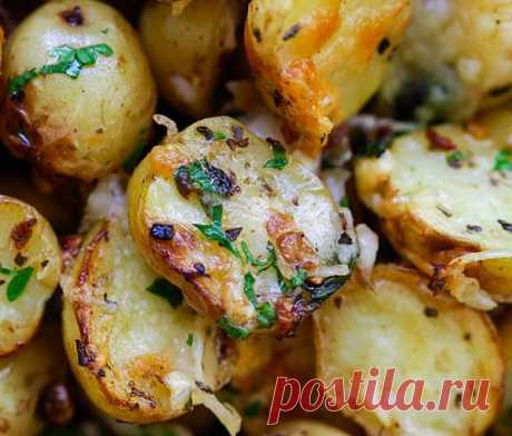 Итальянский Жареный картофель. Аромат и вкус завораживает! Обожаю это блюдо!