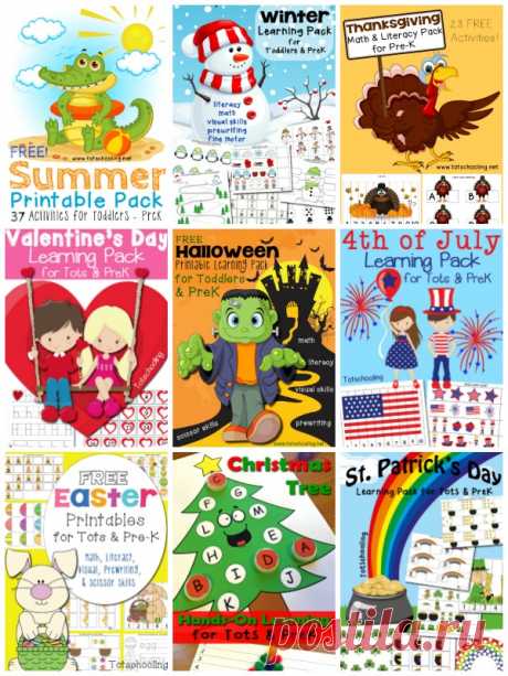Totschooling - Toddler and Preschool Educational Printable Activities