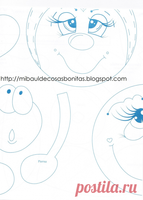 Mi baúl de cosas bonitas: Como hacer expresiones alegres a las manualidades