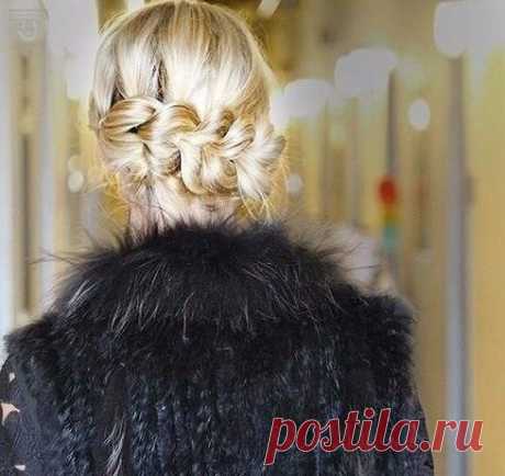 Легкая прическа на каждый день и вечер