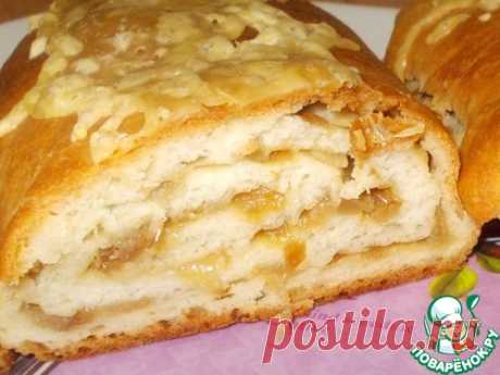 Постный рулет с луковой начинкой - кулинарный рецепт