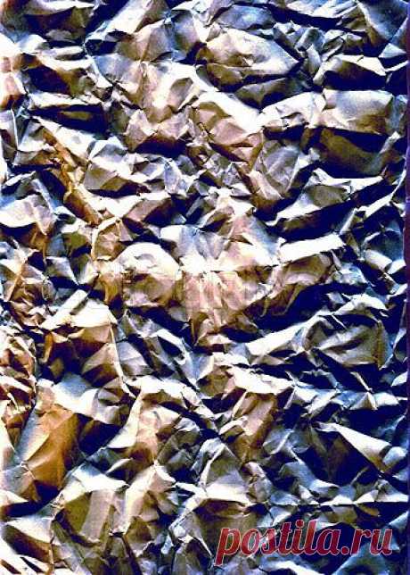 Текстура мятой бумаги - Image of 'Texture crumpled paper'