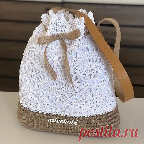 Узор для летней сумочки (Вязание крючком) – Журнал Вдохновение Рукодельницы