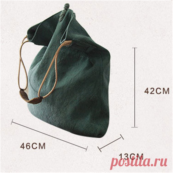 Women's Vintage Casual Linen CanvasShoulder Bag – WrerpShop