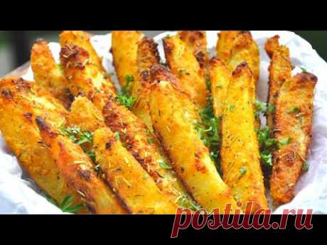 Картофель по деревенски в духовке. Быстрый и вкусный гарнир. Чесночный соус.
