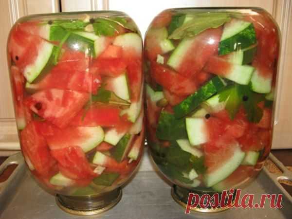 Рецепт быстрых маринованных арбузов