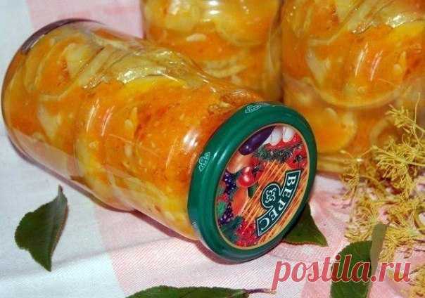 Лучшие кулинарные рецепты : Кабачки в остром соусе на зиму