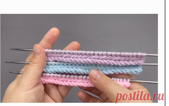 НОВЫЙ НАБОРНЫЙ КРАЙ спицами! БЕЗГРАНИЧНАЯ ЭЛАСТИЧНОСТЬ!