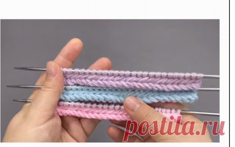 НОВЫЙ НАБОРНЫЙ КРАЙ спицами! БЕЗГРАНИЧНАЯ ЭЛАСТИЧНОСТЬ!