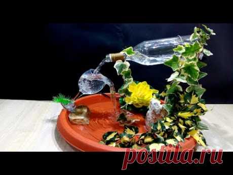 How to make a Fountain using a Glass Bottle / DIY