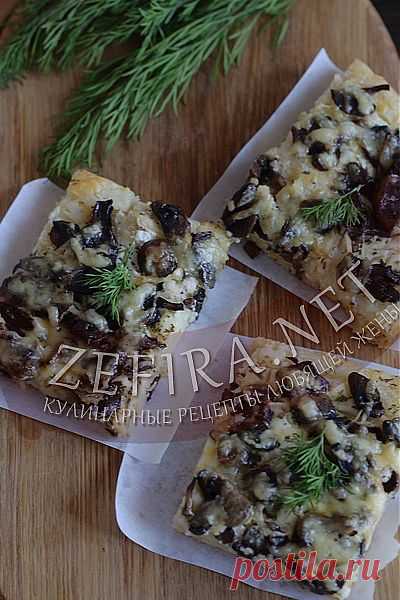 Пирог с шампиньонами - домашние рецепты с фото