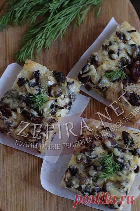 Пирог с шампиньонами - домашние рецепты с фото