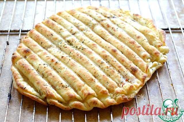 Гриль-лепёшки с помидорами и чесноком