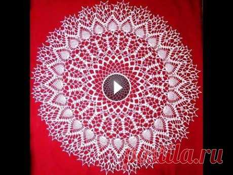 Салфетка крючком &quot;Ажурная снежинка&quot; Часть_1_Doily crochet &quot;Openwork snowflake #салфеткакрючком В этом видео я предлагаю Вам связать вместе со мной салфетку крючком, которую я назвала &quot;Ажурная снежинка&quot;. Данный видеоурок подходит для оп...