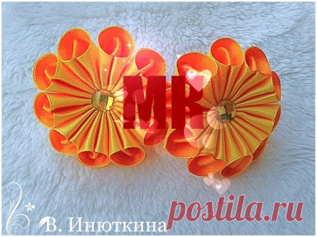Зефирки, которые всегда получаются / мастер класс зефирки канзаши из лент 2.5 см