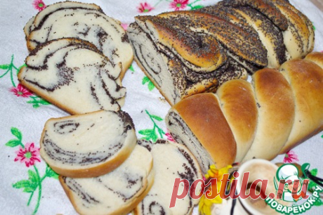 Пирог-рулет с маком постный - кулинарный рецепт