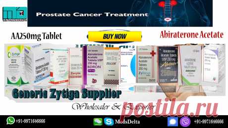 MedsDelta is a dynamic and professional pharmaceutical exporter with global business insight. We cater to the needs of the international market. We are one of the leading pharmaceutical distributors and exporters of Abiraterone 250mg tablets in China. Call/Whatsapp: +91-9971646666 or Viber/Signal: +91-9971646666 or WeChat/Skype: MedsDelta or you can even visit our site MedsDelta.com. Buy Abiraterone Tablet Biogeneric Zytiga including Zytiga, Xbira, Abirapro, Zecyte, Abiratas, Bdron, Abitate