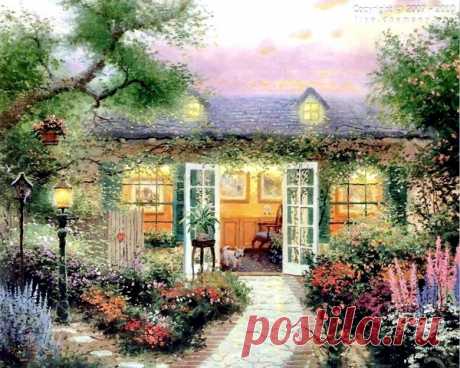 живопись Thomas Kinkade - 69 фото. Фотографии Валентин Иванов.