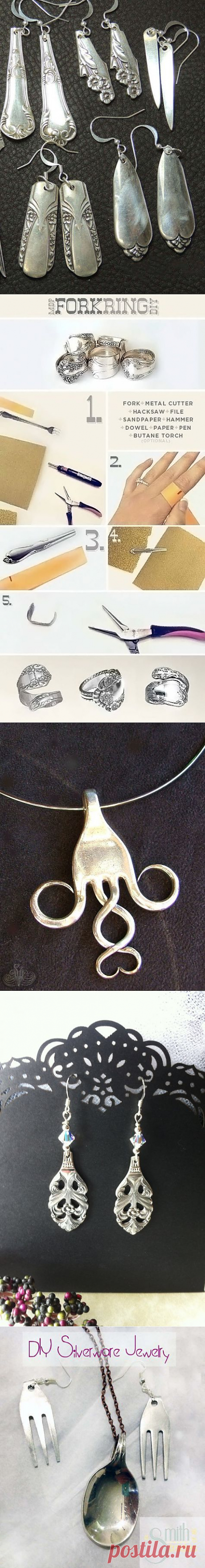 DIY:How to Recycle Silverware into Fashion Accessories | For Women