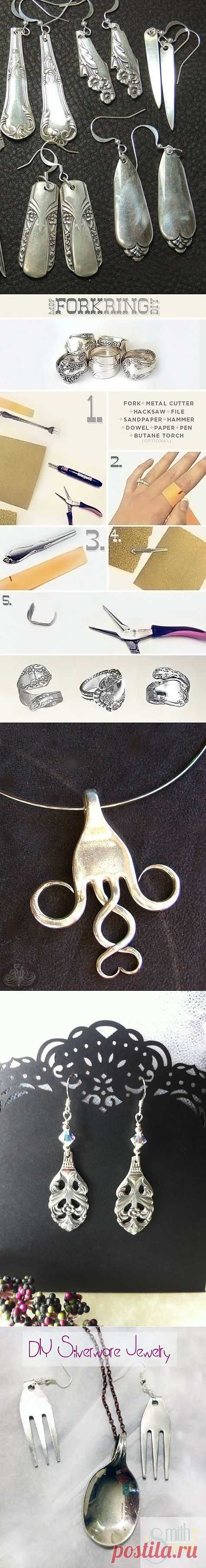 DIY:How to Recycle Silverware into Fashion Accessories | For Women
