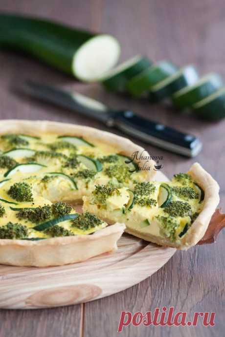 Готовлю с любовью - Зеленый овощной киш.