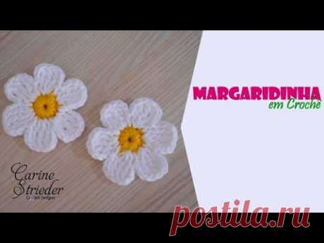 Margaridinha de Crochê por Carine Strieder
