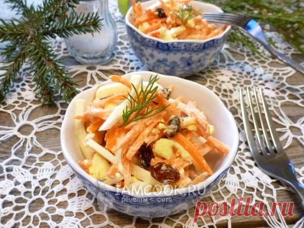 Салат из моркови с яйцом, чесноком и майонезом — рецепт с фото Хрустящий и сытный салат с приятной