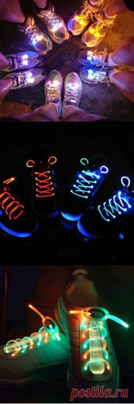 16. Para todos aquellos que manejen bicicleta y necesiten llevar chalecos luminosos como medida de seguridad durante las noches, también puedes llevar estos zapatos.