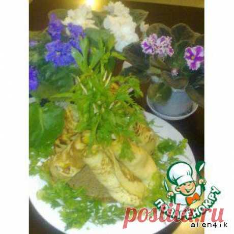 Закуска «С любимым рай и в шалаше» - кулинарный рецепт
Блины из кабачка