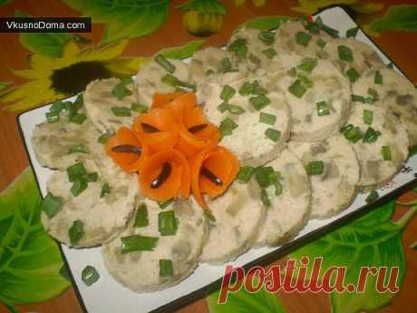 Колбаса домашняя куриная с грибами / Домашние рецепты. Готовим дома вкусно!