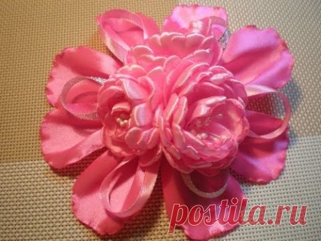 Заколка- резинка для волос своими руками. / DIY Flowers
