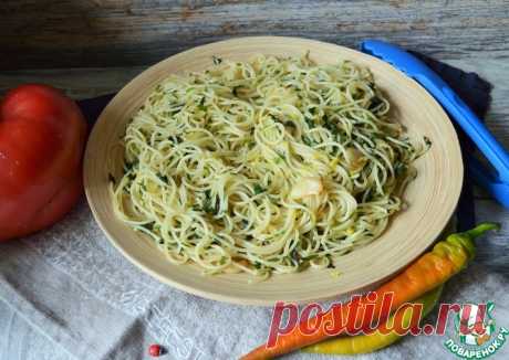 Спагетти с оливковым маслом и чесноком Кулинарный рецепт