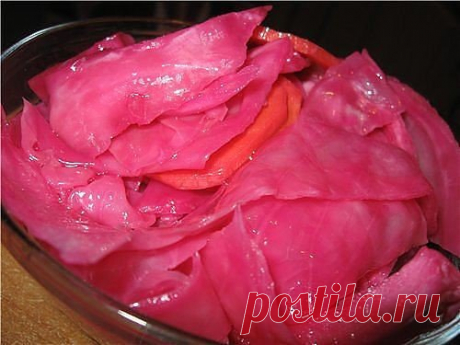 КАПУСТА МАРИНОВАННАЯ СО СВЕКЛОЙ