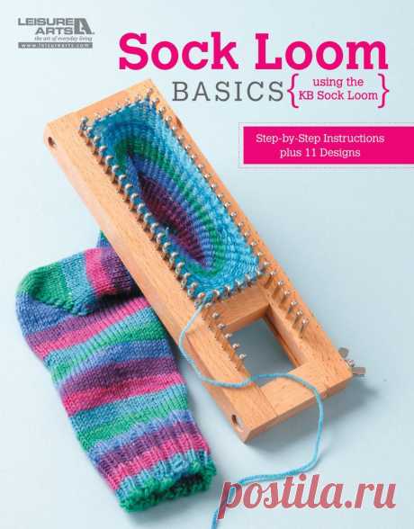 Купить пособие по вязанию  на английском Leisure Arts Sock Loom Basics Knitting Supplies из США https://nazya.com/man1306479/amazon/product/vyazanie-kryuchkom_B005HJUMMK.html