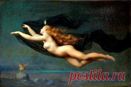 Auguste Raynaud. La Nuit, 1887. / Удивительное искусство