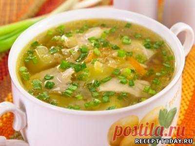Рецепт: Куриный суп в мультиварке