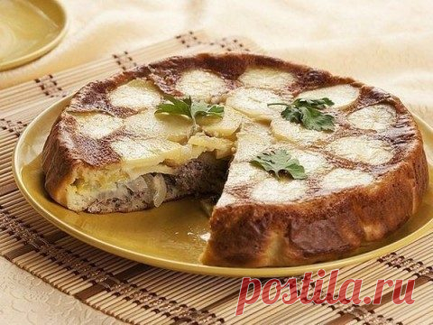 Рыбный пирог "Черепашка"