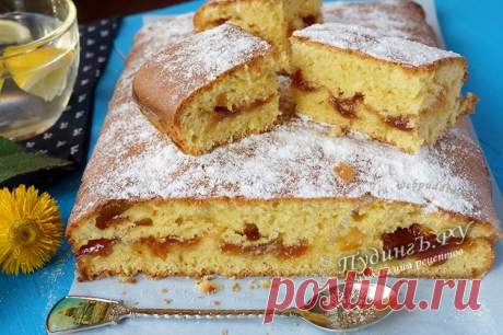 Пирог...два пирога с вареньем на скорую руку | Четыре вкуса