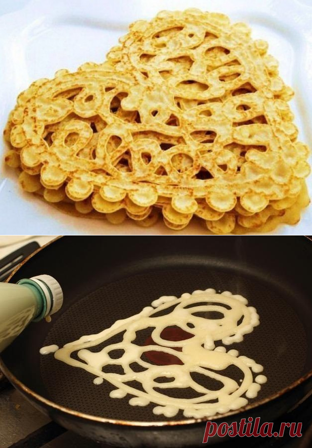Узорчатые блины на Масленицу